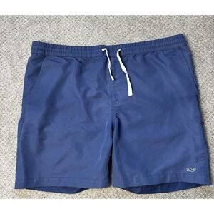Vineyard Vines For Target Mens Medium Swim Trunks Shorts Navy Blue Whale